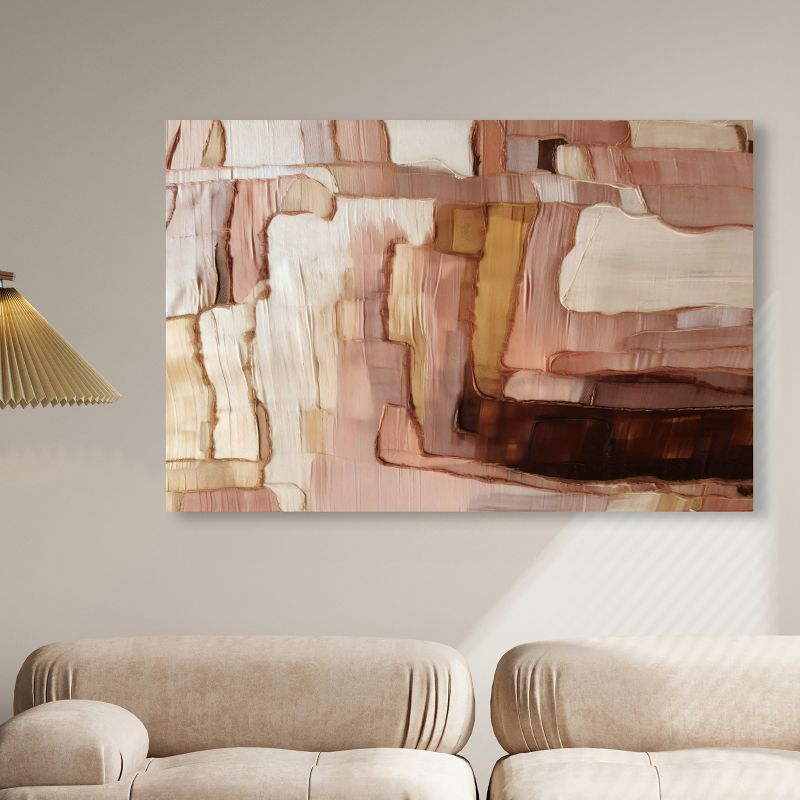 Art Remedy Proper Boho Abstract Wall Art, 54" x 36", Gallery Wrapped