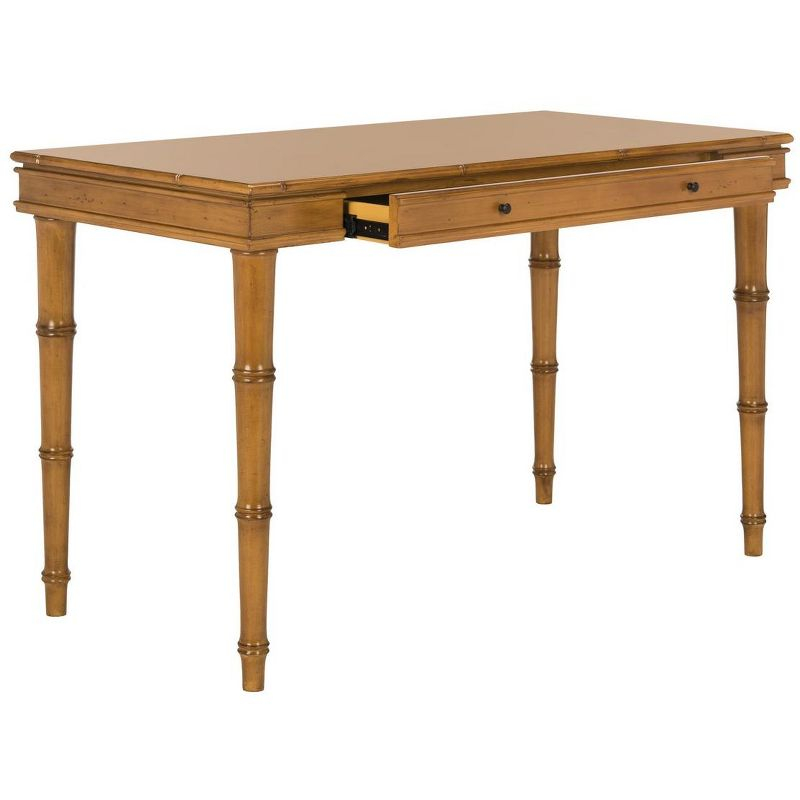 Noely  1 Drawer Writing Desk - DSK3500 - Brown - Safavieh