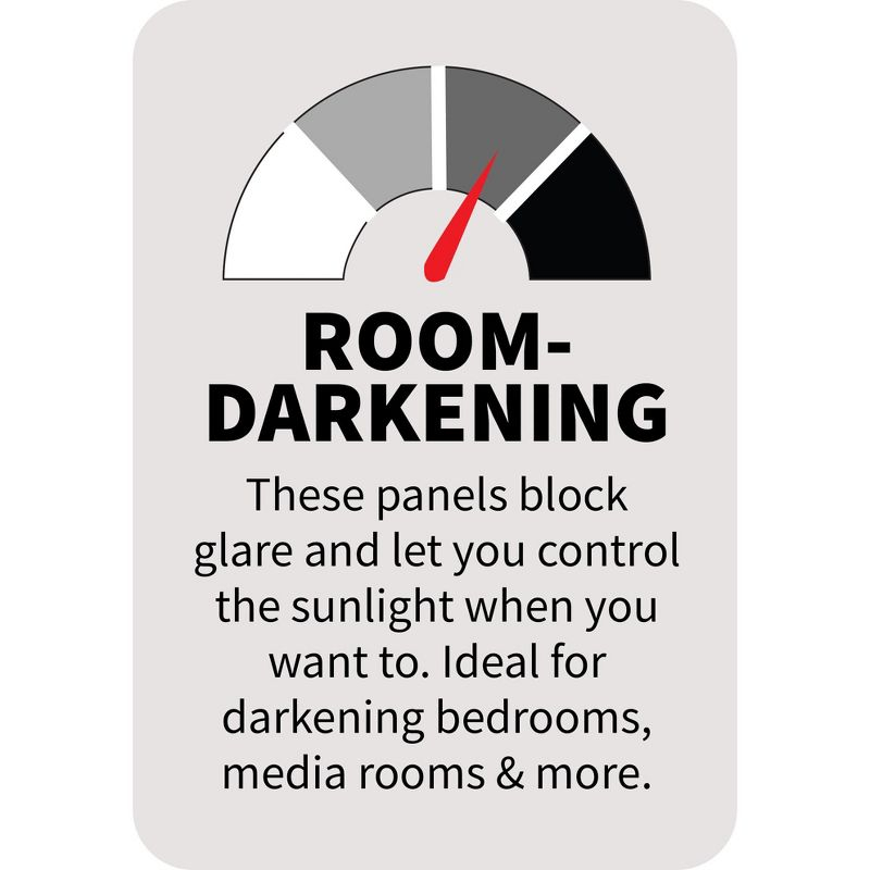 BrylaneHome BH Studio Room-Darkening Rod-Pocket Panel - 54" W 84" L, Teal