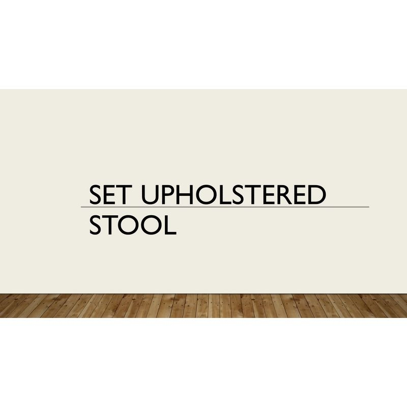 Carolina Living Set of 2 24" Laurant Upholstered Counter Height Barstools Charcoal/Espresso