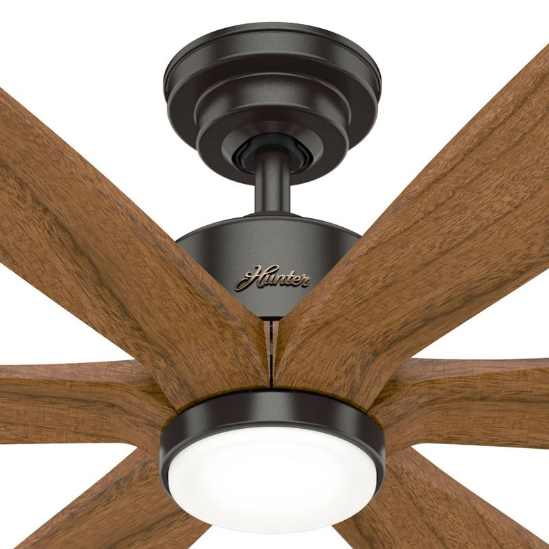 58" Rhinebeck Ceiling Fan with Remote (Includes LED Light Bulb) - Hunter Fan