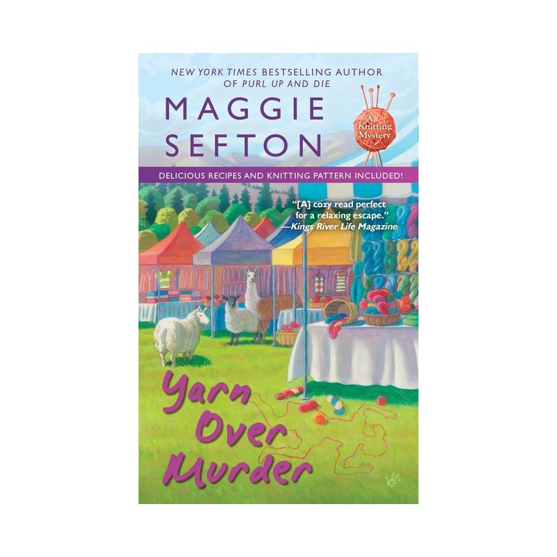 Yarn Over Murder - (Knitting Mystery) by  Maggie Sefton (Paperback)