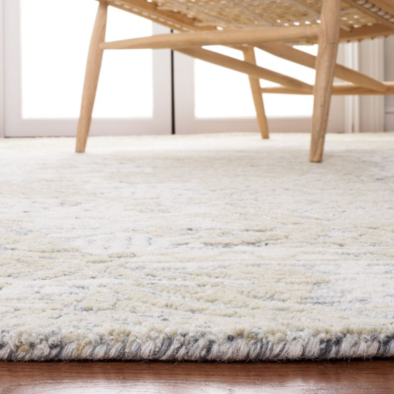 Metro MET905 Hand Tufted Area Rug - Gray/Ivory - 6'x6' - Safavieh.