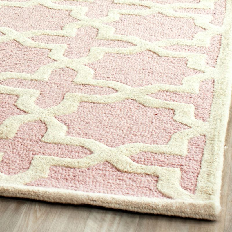 Cambridge CAM125 Tufted Indoor Area Rug - Light Pink/Ivory - 6'x9' - Safavieh