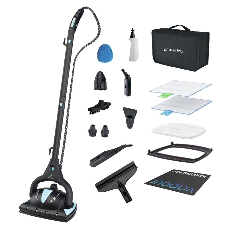 Euroflex Vapour Pro 20-Piece All-in-One Steam Mop with Built-In Portable Steam Cleaner (M4S)