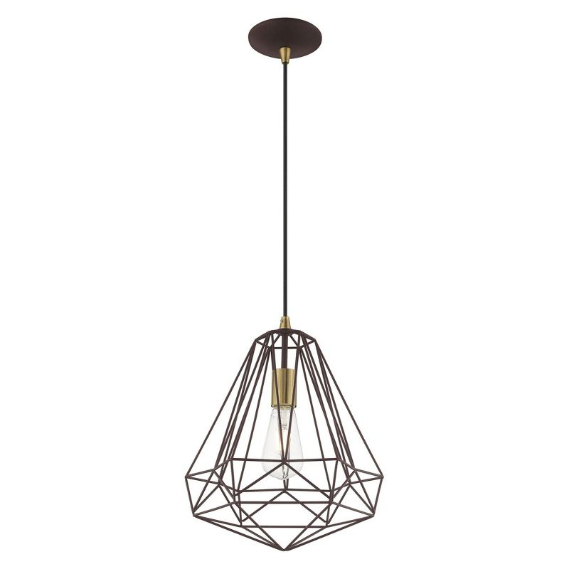 Livex Lighting Knox 1 - Light Pendant in  Bronze