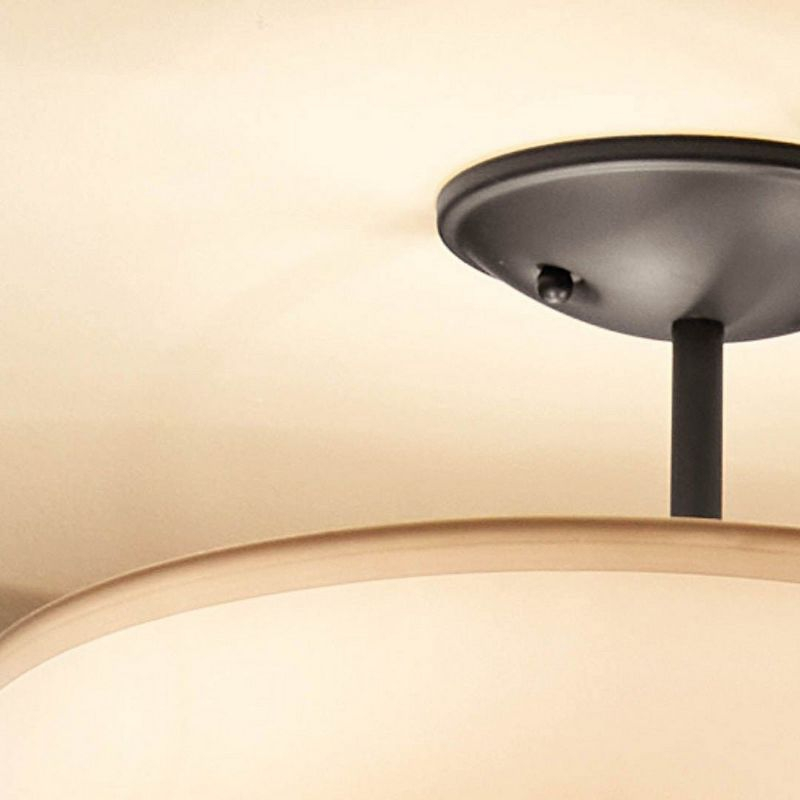 Kichler Lighting Shailene 3 - Light Semi-Flush Mount in  Black