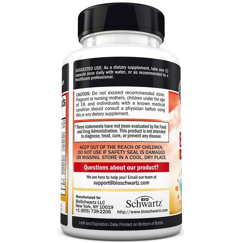 Advanced B-Complex Capsules, Low Carb & Vegan Diet Support, Bioschwartz, 60ct