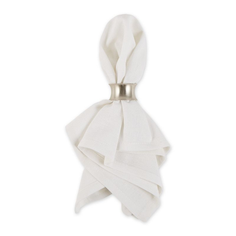Design Imports White Solid Napkin Set/6