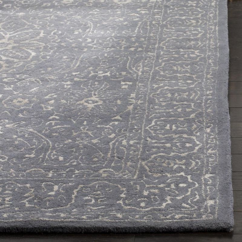 Glamour GLM516 Hand Tufted Accent Rug - Steel/Blue - 2'x3' - Safavieh.