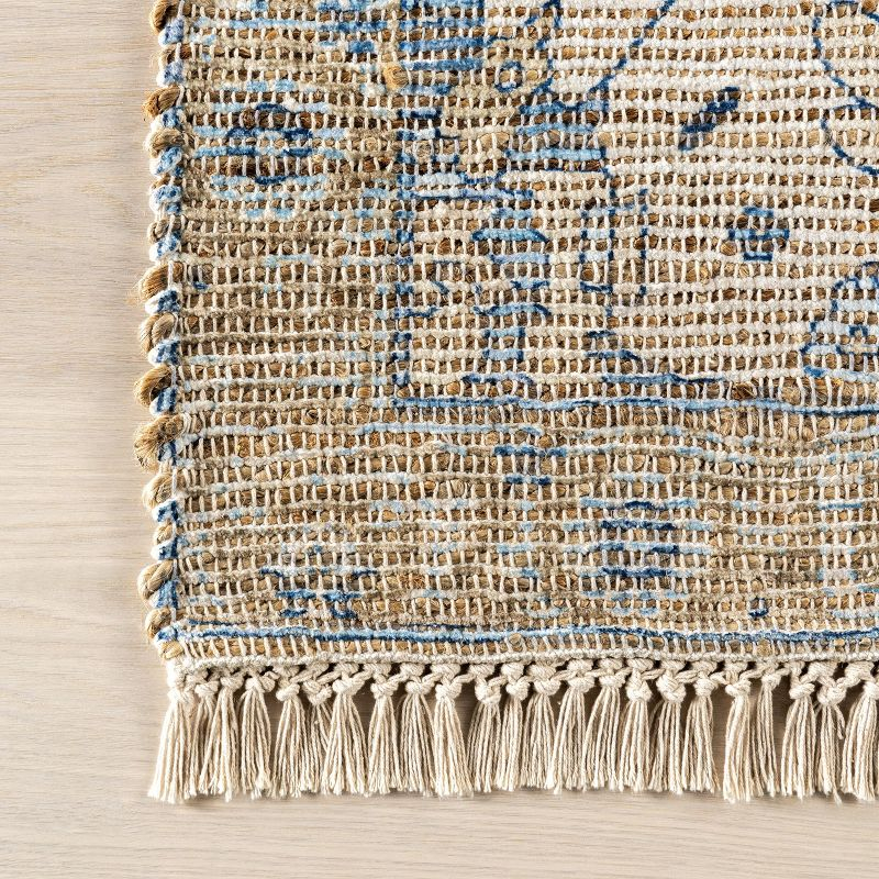 Lauren Liess x Rugs USA - Marigold Vintage Tasseled Area Rug, 6' x 9', Sand