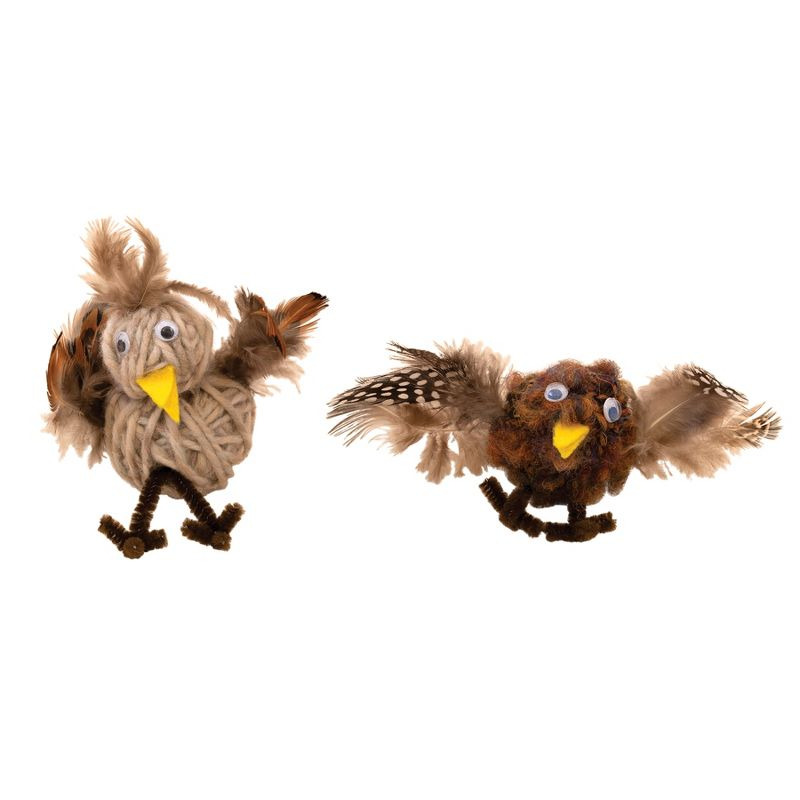 Creativity Street® Natural Feathers, Natural Assorted Colors, Assorted Sizes, 1/2 oz.