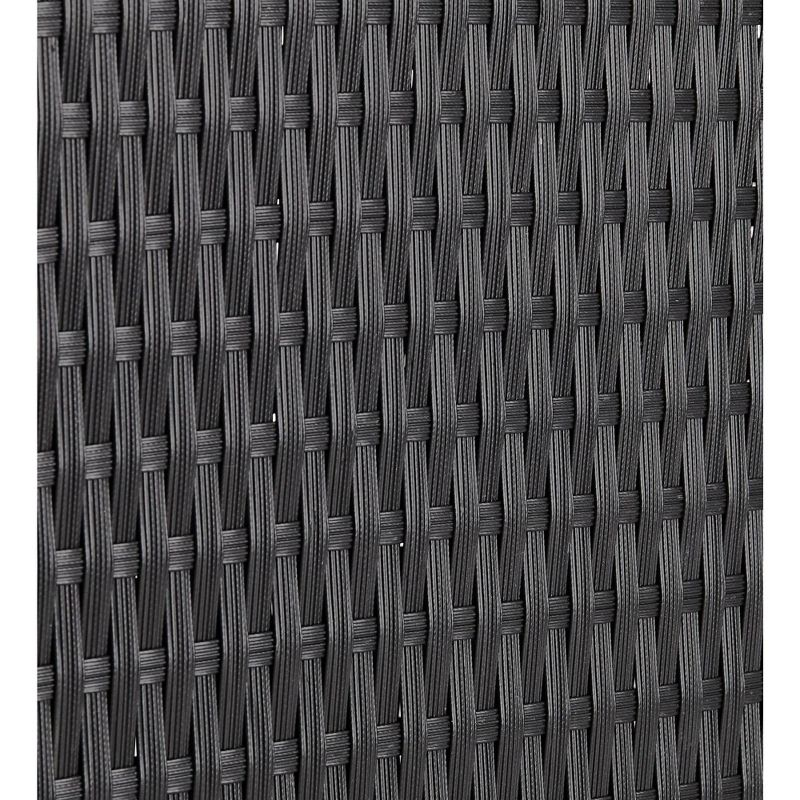 Teal Island Designs Ayanna Black Metal Adjustable Outdoor Lounge Chair