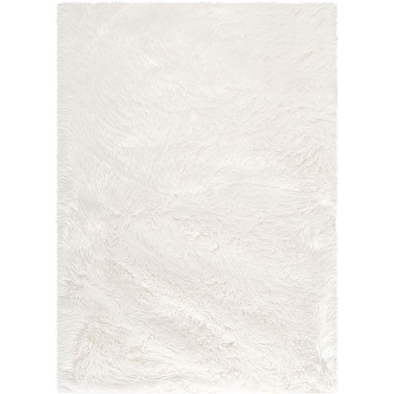 Faux Sheep Skin FSS235 Power Loomed Indoor Area Rug - Ivory - 5'x7' - Safavieh