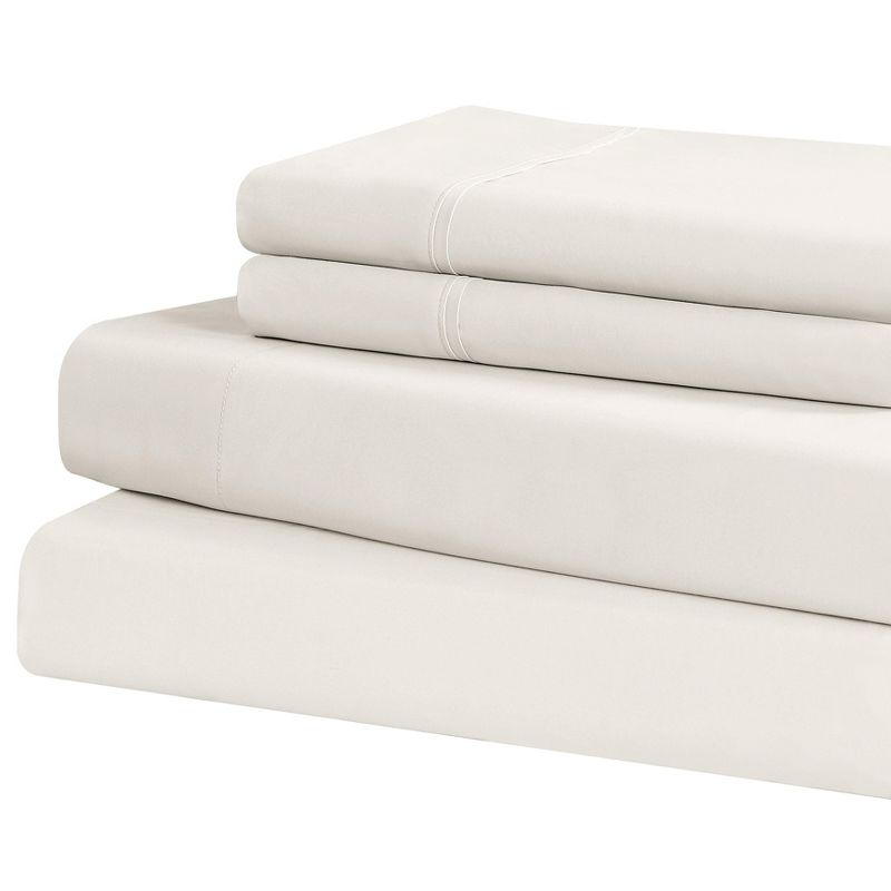 Swift Home | 3-Piece Solid Microfiber Sheet Set Gray Twin XL