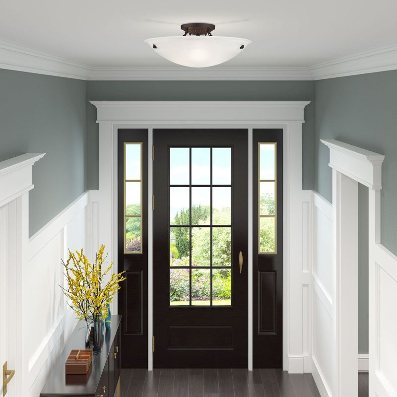 Livex Lighting Oasis 3 - Light Flush Mount in  Bronze