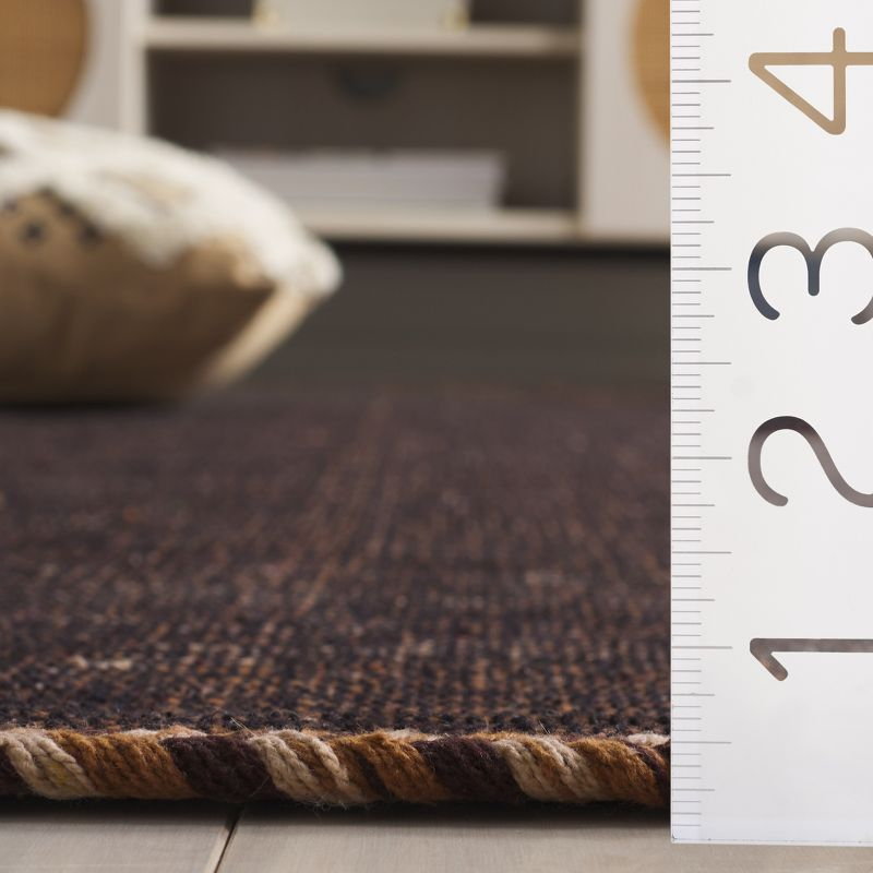 Montauk MTK150 Hand Woven Indoor Runner Rug - Brown/Black - 2'3"x8' - Safavieh