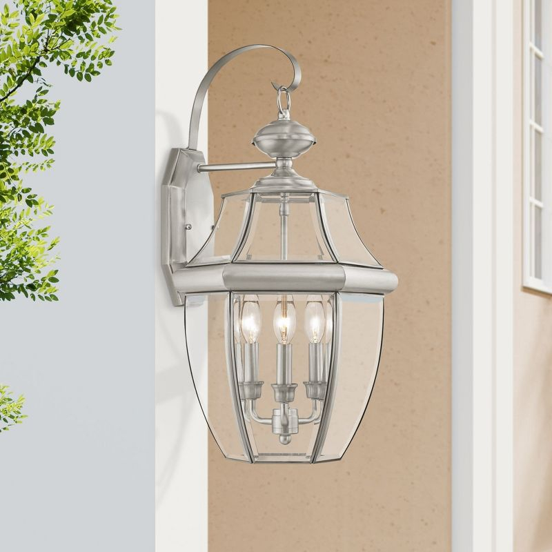 Livex Lighting Monterey 3 - Light Wall Light in  Brushed Nickel