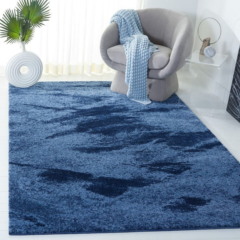 Retro RET2891 Power Loomed Indoor Area Rug - Light Blue/Blue - 5'3"x8' - Safavieh.