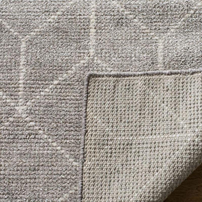 Stone Wash STW904 Hand Knotted Indoor Area Rug - Silver - 4'x6' - Safavieh.