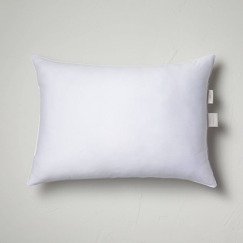 Standard/Queen Machine Washable Firm Down Alternative Pillow - Casaluna™: Hypoallergenic, 300 Thread Count Cotton