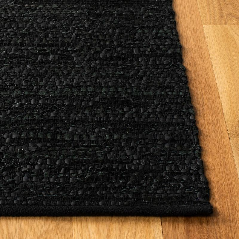 Vintage Leather VTL389 Hand Woven Indoor Accent Rug - Light Grey/Grey - 2'x3' - Safavieh.
