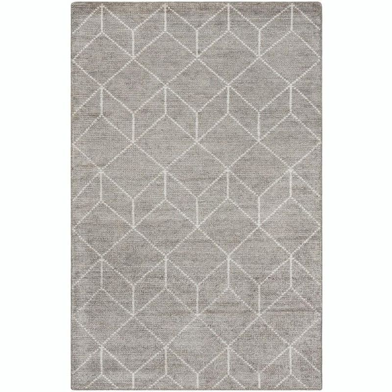 Stone Wash STW904 Hand Knotted Indoor Area Rug - Silver - 4'x6' - Safavieh.