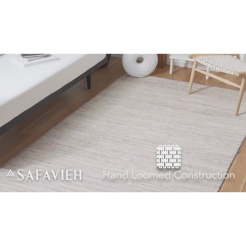 Natural Fiber NFB555 Hand Woven Area Rug - Beige/Grey - 6'x6' - Safavieh.