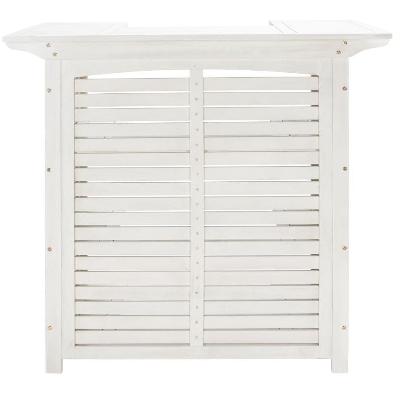 Monterey Patio Outdoor Bar Table - White - Safavieh