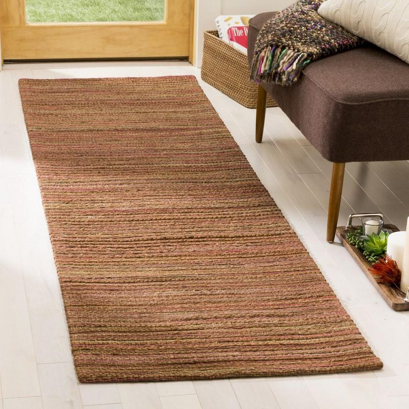 Cape Cod CAP503 Woven Indoor Runner Rug - Rust - 2'3"x8' - Safavieh