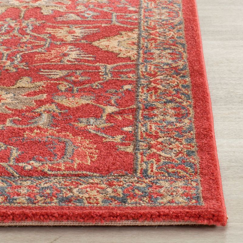 Mahal MAH693 Power Loomed Indoor Runner Rug - Red/Navy - 2'2"x8' - Safavieh
