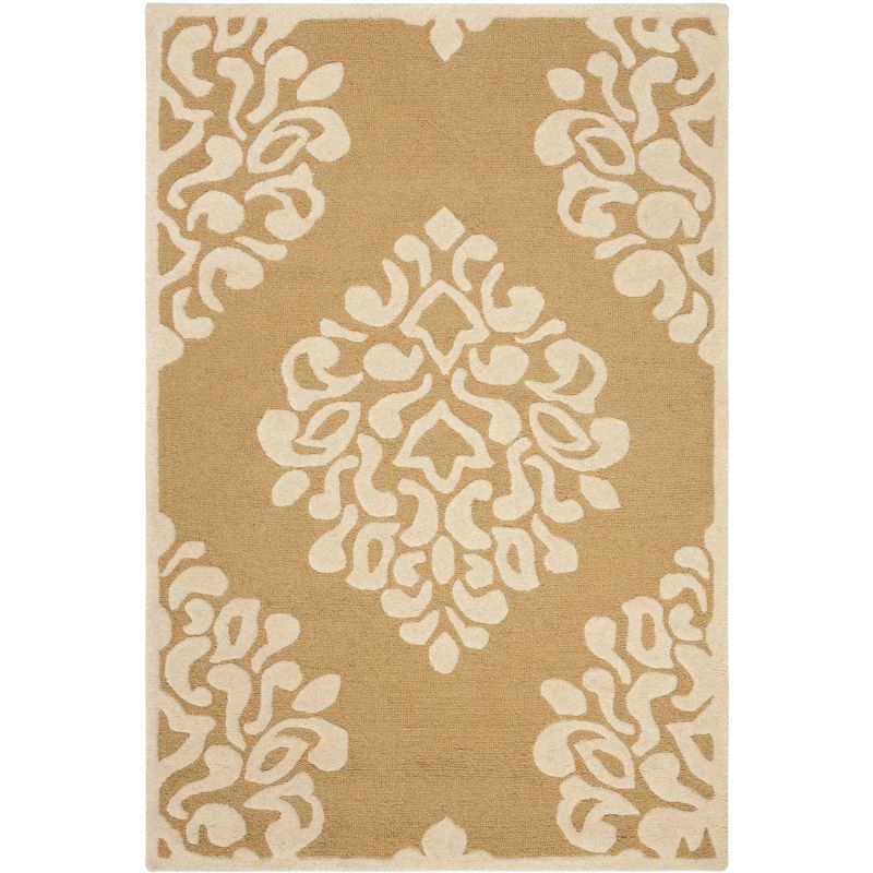 Floret Martha Stewart Hand Tufted Wool Damask Rug
