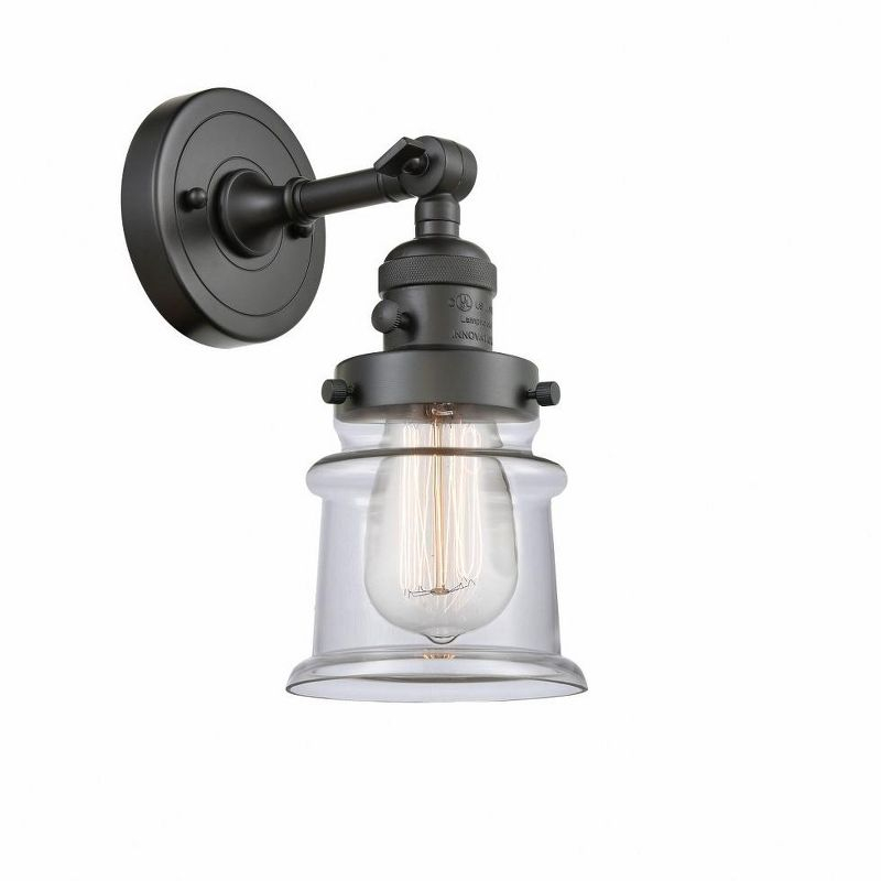Innovations Lighting Canton 1 - Light Sconce in  Oil Rubbed Bronze