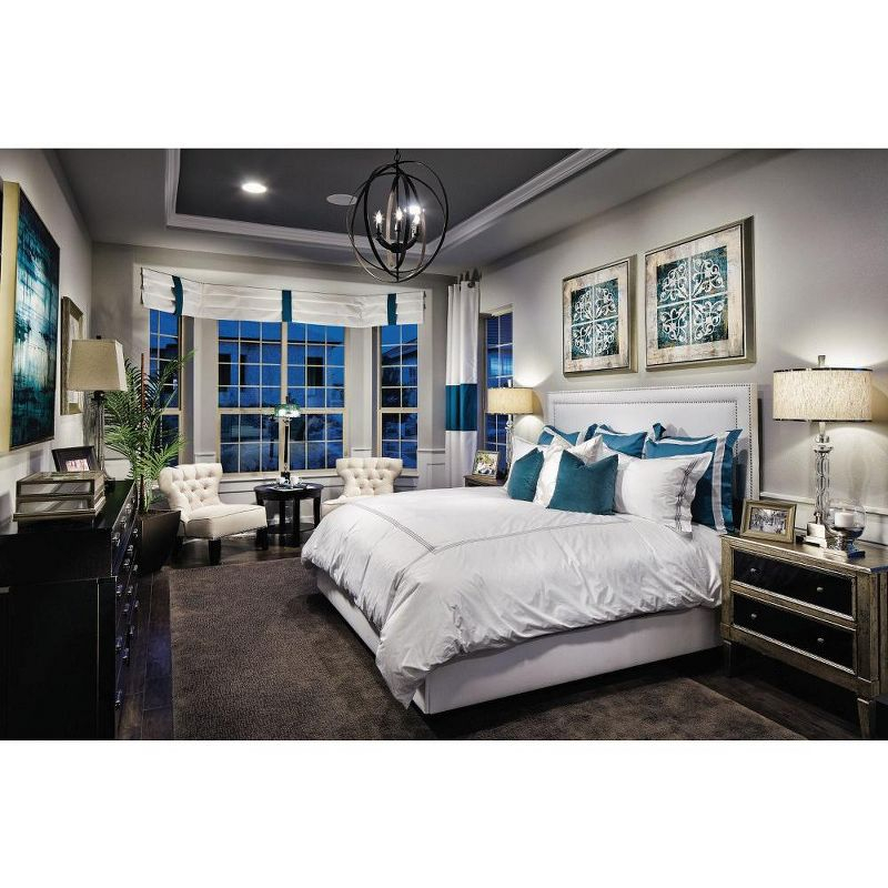 Progress Lighting Equinox 5-Light Chandelier Pendant, Steel, Polished Nickel, No Shade