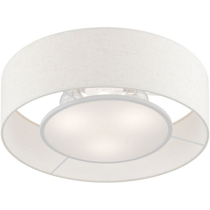 Livex Lighting Ellsworth 3 - Light Semi-Flush Mount in  English Bronze