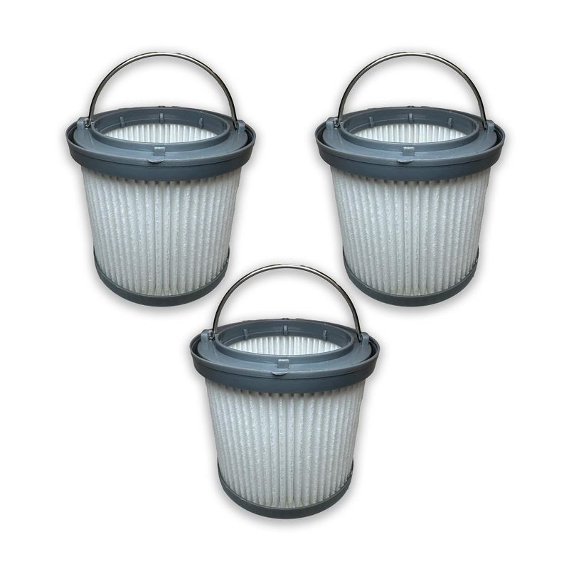Nispira BDH2000PL HEPA Filter Replacement for Black & Decker Cordless Pivot Vacuum Flex PVF110 PHV1810 BDH2020FL BDH2020FLFH  PVF110 90552393 3 Pack