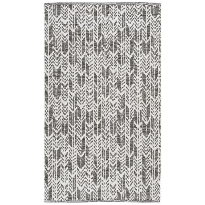 Montauk MTK609 Hand Woven Indoor Accent Rug - Charcoal/Ivory - 3'x5' - Safavieh
