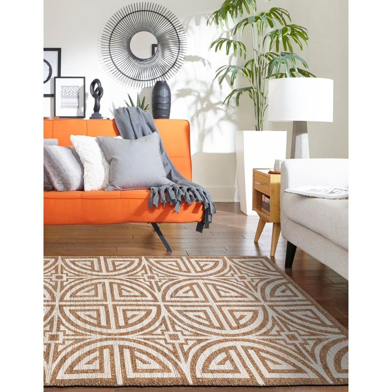 Unique Loom 2' 0 x 3' 1 Radha Chenille Jute Rectangle Area Rug