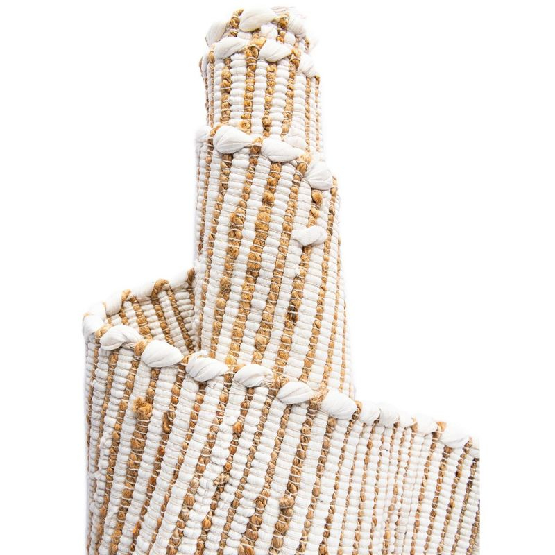 Unique Loom 7' 1 x 10' 0 Chindi Jute Rectangle Area Rug