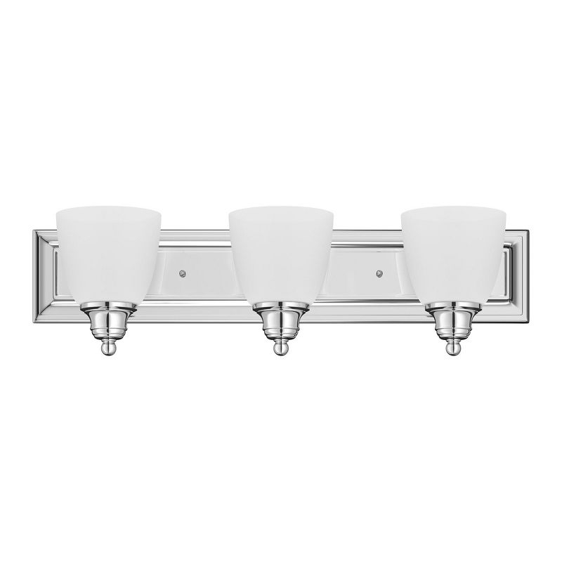 Livex Lighting Springfield 3 - Light Vanity in  Polished Chrome