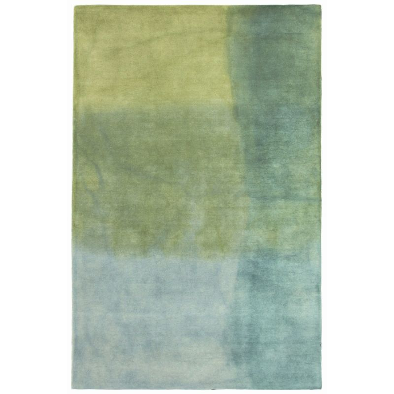 Liora Manne Piazza Watercolors Indoor Rug Sea Breeze 3'6" x 5'6"