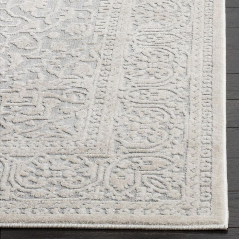 Reflection RFT670 Power Loomed Indoor Area Rug - Light Grey/Cream - 4'x6' - Safavieh.