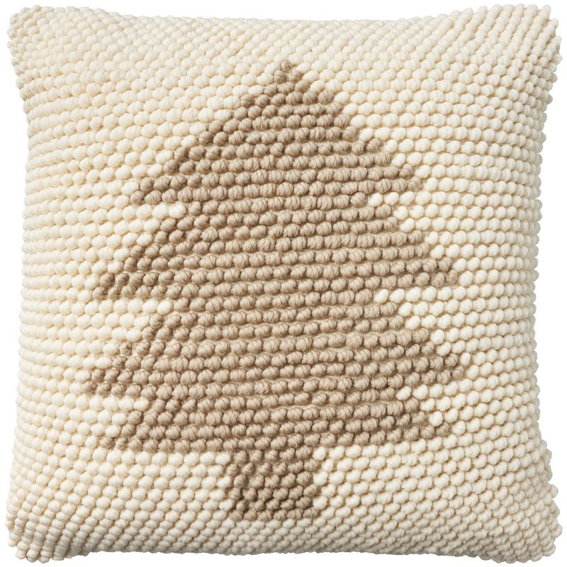 20"x20" Oversize Holiday Xmas Tree Loops Square Throw Pillow - Mina Victory: Polyester & Cotton, Zipper Closure