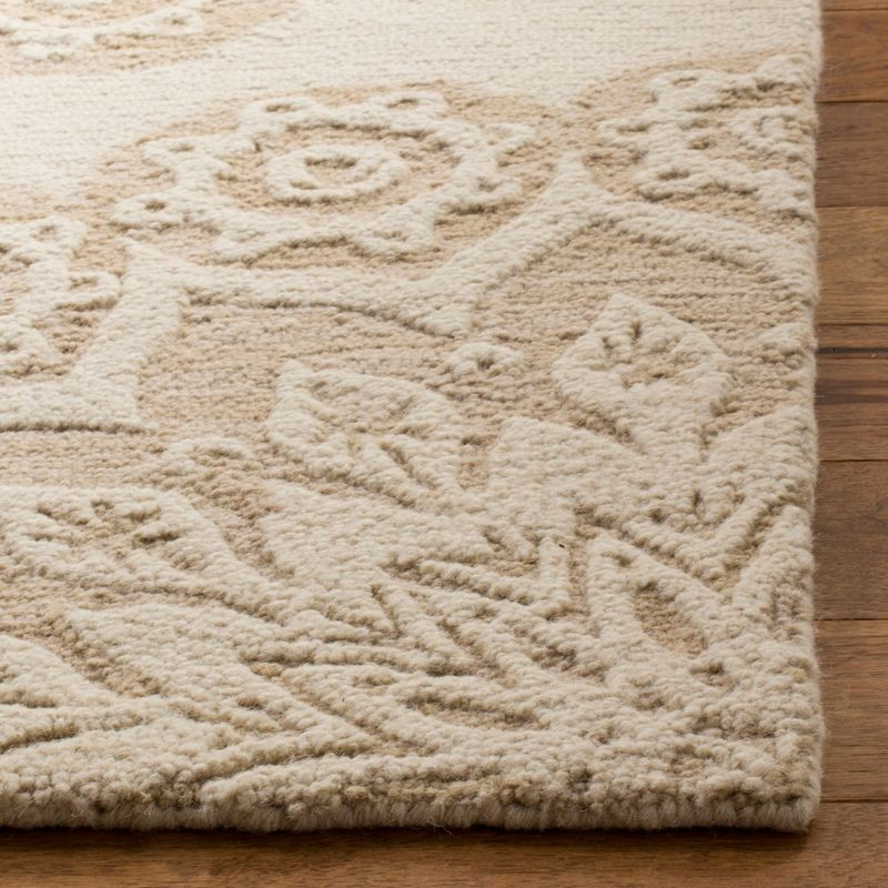 Blossom BLM108 Hand Tufted Indoor Area Rug - Ivory/Beige - 6'x9' - Safavieh