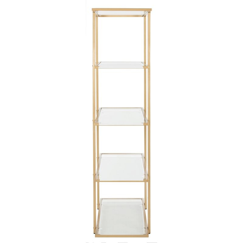 Francis 5 Tier Etagere - ETG6202 - Gold/Clear - Safavieh