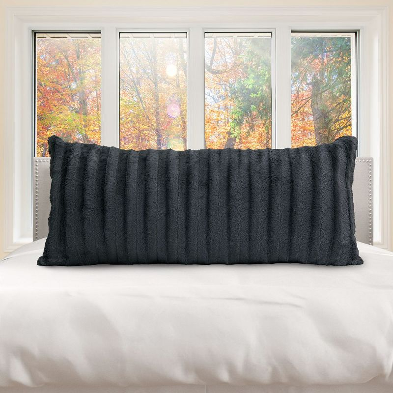 Faux Fur Throw Pillow