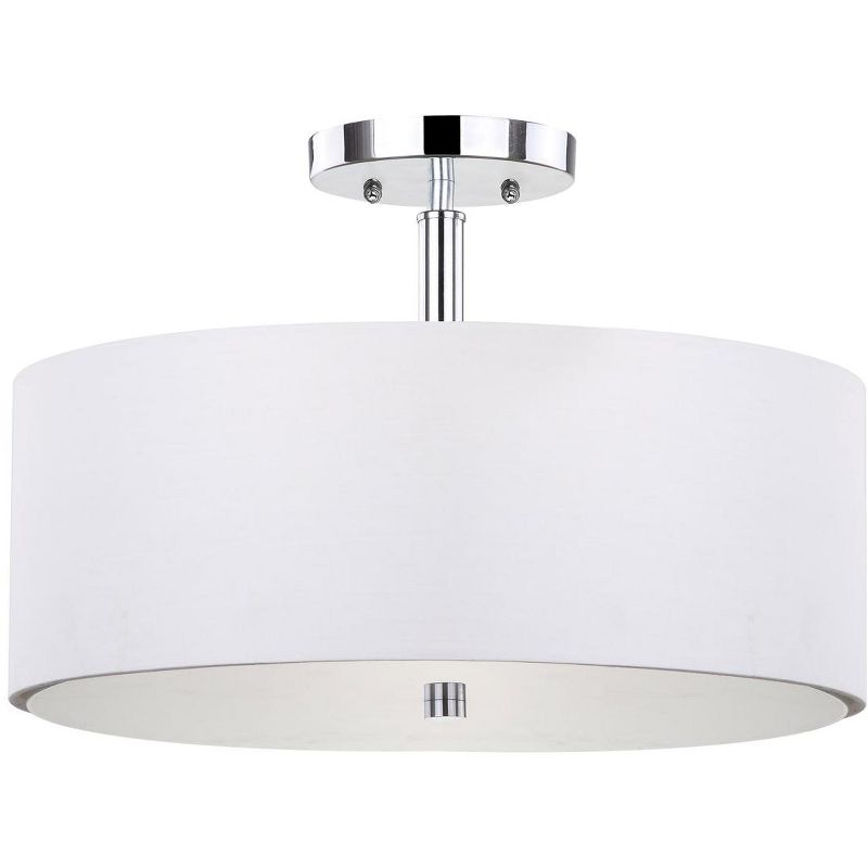 Clara Ceiling Light - LIT4192 - White/Chrome - Safavieh
