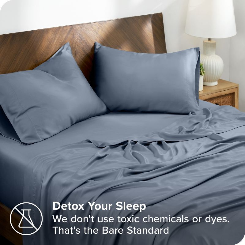 Twin XL Indigo TENCEL™ Lyocell Sheet Set by Bare Home