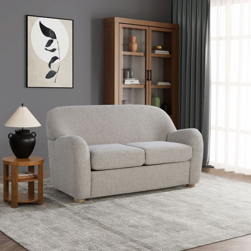 Lifestyle Solutions Jade Loveseat Pebble Boucle