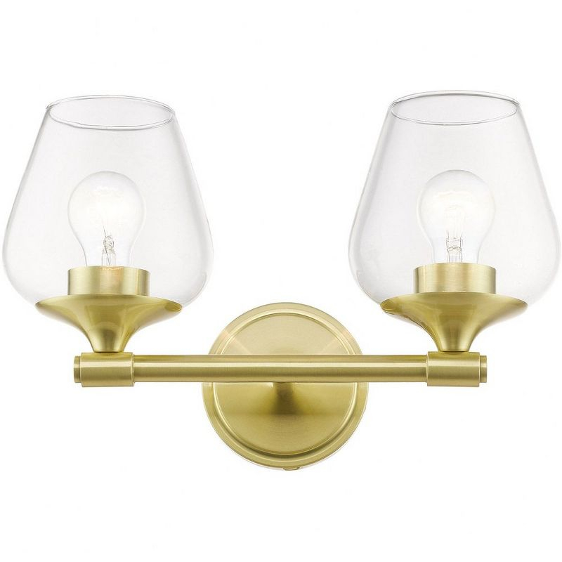 Livex Lighting Willow 2 - Light Vanity in  Satin Brass
